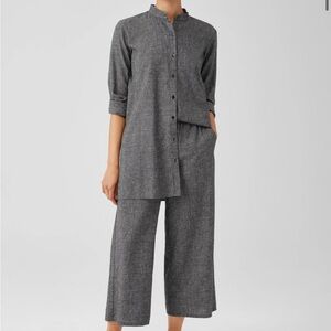 Eileen Fisher Hemp & Organic Cotton Grid Pants Set!
